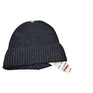Style & Co Women's Solid Shine Cuff Beanie, Black